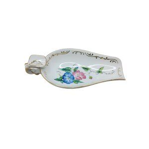 Antique Occupied Japan Rossetti Hand Painted Gold Gilt Porcelain Cigar Ashtray,